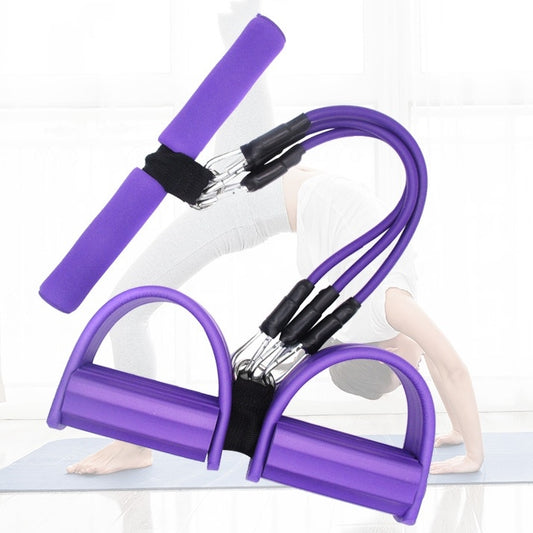 Pedal Tension Device with Three-Tube Removable Foot Stretch Rope - Fit Me In